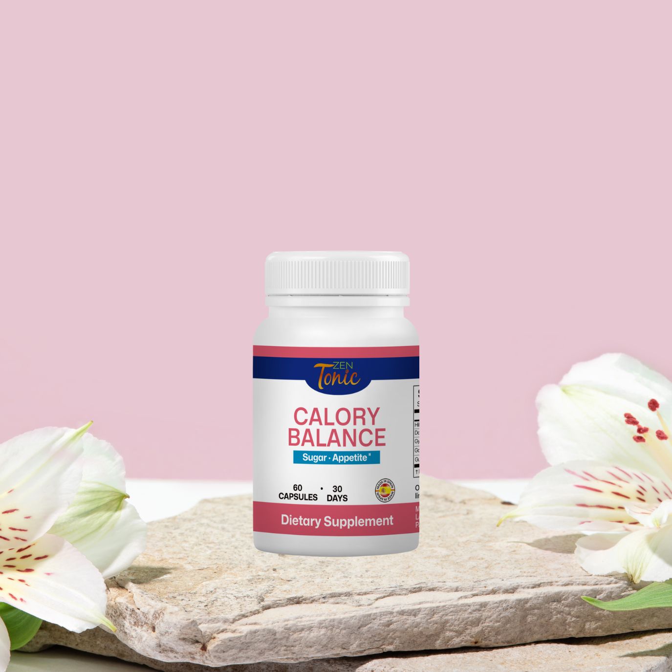 Zen & Tonic Calory Balance Plant-based capsules designed to support metabolism, sugar balance, and daily energy.